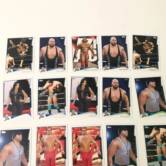 2014  WWE Topps Lot of 68 Wrestling Cards Superstar Legend Diva - Picture 3 of 16